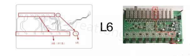 根據(jù)客戶端提供的信息，確認(rèn)為L6層光口8與芯片8之間的兩條差分阻抗線調(diào)試不通-深圳宏力捷