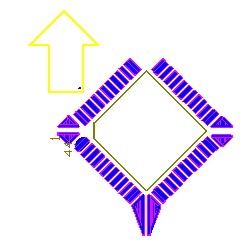 OFP和PLCC型集成塊如采用紅膠工藝過波峰,需采用斜角45度方式擺放，且每邊的最后一個引腳均需添加盜錫焊盤