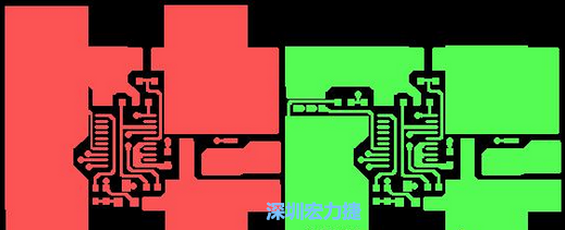 此操作可使文件中大部分的焊盤輸出后仍為焊盤，不會成為線性焊盤，并且不會產生像下圖一樣的短路情況