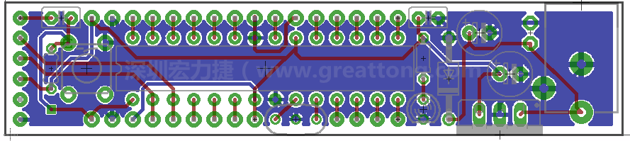 以上就是布線的所有步驟了。接下來就只剩下絲?。╯ilk-screen）、建立Gerber檔跟drill檔和送去印刷電路板廠制作的步驟。