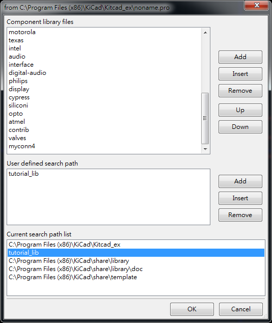 上下兩個視窗都Add 你的library ，在library browser 就可以找到你的library