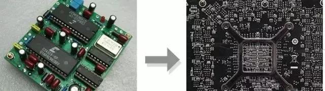 PCBA元器件由大變小，由稀疏到密集的變化趨勢(shì)