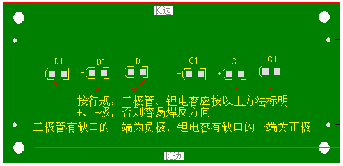 關(guān)于二極管、鉭電容的極性標(biāo)注